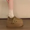 Zapatos Birkenstock de suela gruesa para aumentar la altura, cobertura total para mujer, nuevos mocasines slip-on otoño-verano 2026, zapatos de vestir, mocasines, zapatos Birkenstock