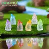 Nuevo producto transfronterizo: Figuras de enanos de Pascua que brillan en la oscuridad, accesorios decorativos DIY para jardinería y paisajismo, adornos para paisajes en miniatura