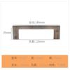Manijas Cuadradas Extensibles de Acero Inoxidable Transfronterizas para Puertas de Gabinete, Manijas Cuadradas de Lujo Ligero para Cajones de Gabinete de Cocina y Armarios al por Mayor