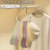 Estante circular de acero inoxidable multifuncional para guardar bufandas, sombreros y ropa antideslizante en el armario