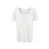 691-Camiseta de Moda con Cuello Redondo y Mangas Cortas Estilo Europeo y Americano para Mujer 2026 Nueva Colección Primavera y Verano Top Sexy Adelgazante Camiseta Básica