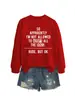Código europeu comércio exterior desejo europeu e americano moda gola redonda suéter feminino TÃO APARENTEMENTE EU sou plus size solto lazer