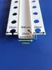 Canal de Luz em U de 5mm para Teto de Gesso, Divisor de Ranhura em U, Tira de Canto em Material PVC