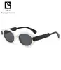 Gafas de Sol Retro Ojo de Gato para Mujer, Gama Alta, Modernas, a la Moda, Gafas Ovaladas de Montura Pequeña, Anti-UV, Gafas de Sol con Protección Solar
