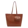 Bolso de Mano Minimalista Estilo Coreano 2025 Nuevo Gran Capacidad Estilo Ins para Hombro y Mano para Clase y Viajes