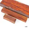 Madera de Palo de Rosa Rojo material Micro-cóncavo Palo de Rosa Amarillo Material de Cuenta Sello Calabaza Material de artículo portátil jugable Piezas Pequeñas de Palo de Rosa Material de Tallado
