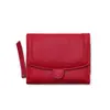 Porta-Chaves Bolsa Padrão Lichia Japonesa Moda Nicho Estilo Coreano Carteira Feminina Multifuncional Clip de Dinheiro Feminino Dobrável