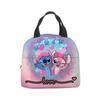 Bolsa de almuerzo con diseño de estrella de Stitch, lonchera de dibujos animados de Stitch para bebé, bolsa de picnic de papel de aluminio, lonchera portátil, bolsa de hielo