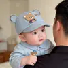 Gorro para Bebé para Otoño e Invierno, Lindo Diseño de Dibujos Animados, Gorra Cálida y a Prueba de Viento con Pico de Pato para Niños y Niñas, Adecuado para Bebés Pequeños, Gorra de Béisbol para Exteriores