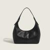 Corea del Sur Ins Nuevo Patrón Lichi PU Bolso Dumpling Bolso de Hombro Portátil Popular para Mujer Bolso de Moda Versátil para Mujer