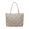 Nova Bolsa Tote Rombus de Moda Coreana de Alto Padrão, Design de Nicho, para Mulheres, Simples, Leve, Grande Capacidade, Bolsa Transversal