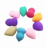 Esponja de micro-imperfecciones súper suave en forma de calabaza, gotas de agua, corte oblicuo, huevo de maquillaje para belleza, B borla de polvo, húmedo y seco, huevo de maquillaje al por mayor