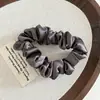 Scrunchie Pequeño Satinado Plegado Versátil Coreano Alta Elasticidad Sin Costuras Elegante Lazo para Cola de Caballo Cuerda para el Cabello Diadema