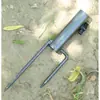 Sombrilla de pesca estaca de tierra Sombrilla de exterior soporte de sombrilla engrosado Sombrilla solar soporte de sombrilla de playa base de estaca de sombrilla equipo de pesca horquilla de tierra para sombrilla