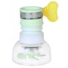 Grifo de cocina a prueba de salpicaduras, cabezal de ducha, filtro de agua, encajable, giratorio 360 grados, telescópico, ahorrador de agua