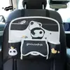 Bolsa de Almacenamiento para Coche de Panda Lindo Cuero Multifunción Gran Capacidad Colgante Cubo de Basura para Coche Cubo de Almacenamiento para Paraguas