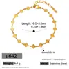 Nuevo Acero de Titanio Oro de 18K Flor Rosa Collar Floral Simple Pulsera Versátil No se Desvanece Conjunto de Gama Alta