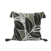 Funda de Almohada Floral Bordada de Margarita, Estilo Pastoral de Lujo Ligero Decoración de Casa de Huéspedes, Cojín para Ventana Abuhardillada, Cojín Cuadrado Desmontable y Lavable