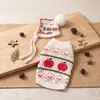 [Pré-venda] Roupas de cachorro para outono e inverno, suéter de urso Fair Isle, roupas de inverno para animais de estimação espessas e quentes