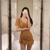 Traje de baño para mujer Pure Desire 2023, nuevo estilo sexy coreano, con efecto adelgazante, conservador y de aguas termales.