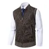 Chaleco transfronterizo de talla grande, forrado de forro polar y engrosado, nuevo estilo otoño/invierno, chaqueta popular de corte ajustado, suéter para hombre, ropa exterior, cárdigan con cuello alto