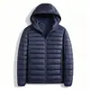 2026 Comércio Exterior Transfronteiriço Plus Size Masculino Casaco de Algodão Moda Inverno Jaqueta de Algodão com Capuz Quente Jaqueta Acolchoada de Algodão Casual Solta Roupa Exterior