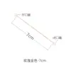S925 prata DIY handmade orelha gancho cadeia acessórios unilateral abertura caixa cadeia cauda eardrop orelha longa fio brinco material