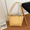 Bolso Tejido Vintage de Gran Capacidad para Mujer Otoño Simple Nuevo 2026 Bolso Cruzado Casual Bolso Tote para el Trabajo y el Trayecto