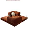 Sofá de Compressão, totalmente desmontável e lavável, sofá-cama dobrável preguiçoso de veludo cotelê, sofá de compressão