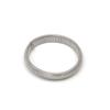 Pulsera Elástica Rayada Europea y Americana Retro Minimalista Versión Ancha y Estrecha Apilable Pulsera para Mujer Acero de Titanio Acero Inoxidable 18K Lujo Ligero