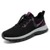 Zapatos Ligeros de Primavera para Mamá, Zapatos Deportivos Casuales para Personas de Mediana Edad y Mayores, Zapatos para Caminar Antideslizantes de Suela Suave, Zapatos Cómodos y Transpirables para Personas Mayores, Zapatos para Mujer