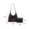 Bolsa de Ombro para o Trabalho Feminina Grande Capacidade Estilo Inverno Moda Floresta de Jade Tinta com uma Vibe Preguiçosa e Relaxada Bolsa Tote