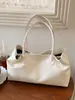 Shuai Mi Home Bolso Casual de Gran Capacidad con Patrón Tejido Retro Estilo Coreano Simple Moda Color Sólido para Hombro y Axila Nuevo 2026