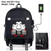 Mochila con estampado de billetes de La Casa de Papel, mochila para estudiantes, mochila de viaje para exteriores, mochila deportiva