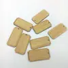 Etiquetas Pequenas de Bambu Lisas, Enfeites Pendentes, Etiquetas de Bambu para Bolsas, Caixas de Presente, Cestas de Flores, Etiquetas Decorativas, Gravação a Laser de Logo