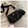 Bandolera Pequeña de Moda Simple para Mujer 2025 Nueva Color Sólido Casual Bolso Sobaco de Gran Capacidad Combinable Bolso Cruzado