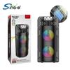 Lámpara de llama con carga solar Sing-e ZQS4275 altavoz Bluetooth inalámbrico enchufable con función de radio
