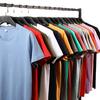 Camiseta de verano de media manga para hombre, de manga corta, para deportes al aire libre, de algodón puro, con logotipo imprimible.