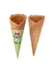 Cono para Helado Cono Crujiente Rollo de Huevo Waffle Cáscara de Helado Crujiente Barril Crujiente Cono Mediano 400