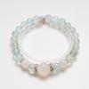 [Nanyu Qinglan] Pulsera de Cristal de Fluorita Verde Natural para Mujer Luna Azul Blanqueamiento Moda Pulsera de Lujo Ligero Venta al por Mayor