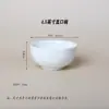 Tigela de Cerâmica Branca Pura Restaurante Hotel Sala de Jantar Tigela Grande para Macarrão Tigela Doméstica para Arroz Tigela com Borda Reta Anti-queimadura LOGOTIPO
