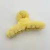 Oufei Le versão coreana do grande clipe de pelúcia de vison outono e inverno parte de trás da cabeça cabelo de coelho clipe de tubarão grampo de cabelo acessórios de cabelo atacado