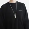 Nuevo collar de oso de peluche violento para hombres y mujeres, pareja, hip hop, lindo colgante de animal pequeño, accesorios para suéter, marca de moda