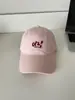 Gorra de béisbol de ala ancha bordada con letras tridimensionales de Corea del Sur para mujer, verano, parte superior suave, cara pequeña, para hombre, novedad 2025