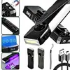 Lanterna de LED Vermelha Mini Ultra-Fina com Clipe Magnético para Caneta, Luz Lateral RGB, Fonte de Luz Múltipla, Luz Forte LED, Lanterna de Laser Vermelho