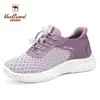 Sapatos Femininos Western Camel 2026 Novo Modelo de Verão Sapatos para Caminhada Sapatos Casuais Esportivos Respiráveis Confortáveis Versáteis para Exterior Sapatilhas