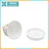 Caixinha de Plástico PP para Embalagem de Alimentos Moldada no Molde Sorvete Sorvete Pasta de Tartaruga com Colher 200ml 80mm