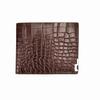 Cartera de Hombre con Cremallera para Monedas y Tarjetas, Estampado de Cocodrilo, Transfronteriza, de Bolsillo, de Moda, Horizontal, Multifuncional, Portaboleto