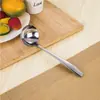 Colher de sopa de aço inoxidável espessada de fábrica Escorredor suprimentos de hotel Aço inoxidável panela quente Colher colher de sopa colher de óleo vendas diretas de fábrica