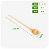 Cuchara de Madera Cuchara de Madera Maciza Cuchara Japonesa para Miel Cuchara Pequeña de Madera para el Hogar Cuchara de Madera para Revolver Café Vajilla de Madera Venta al por Mayor